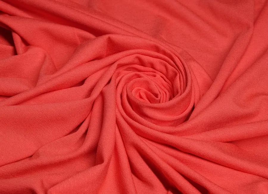 Ткань трикотаж коралловый ш 1,4 (вискоза 100%)