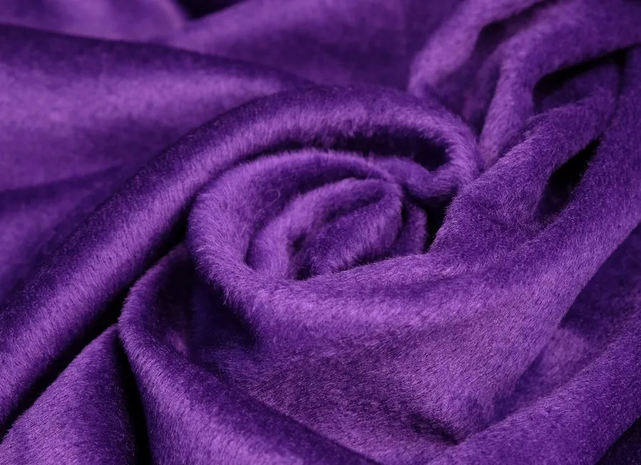Ткань пальтовая с ворсом фиолетовый ш 1,5 (шерсть 58% пэ 30% вискоза 12%)  