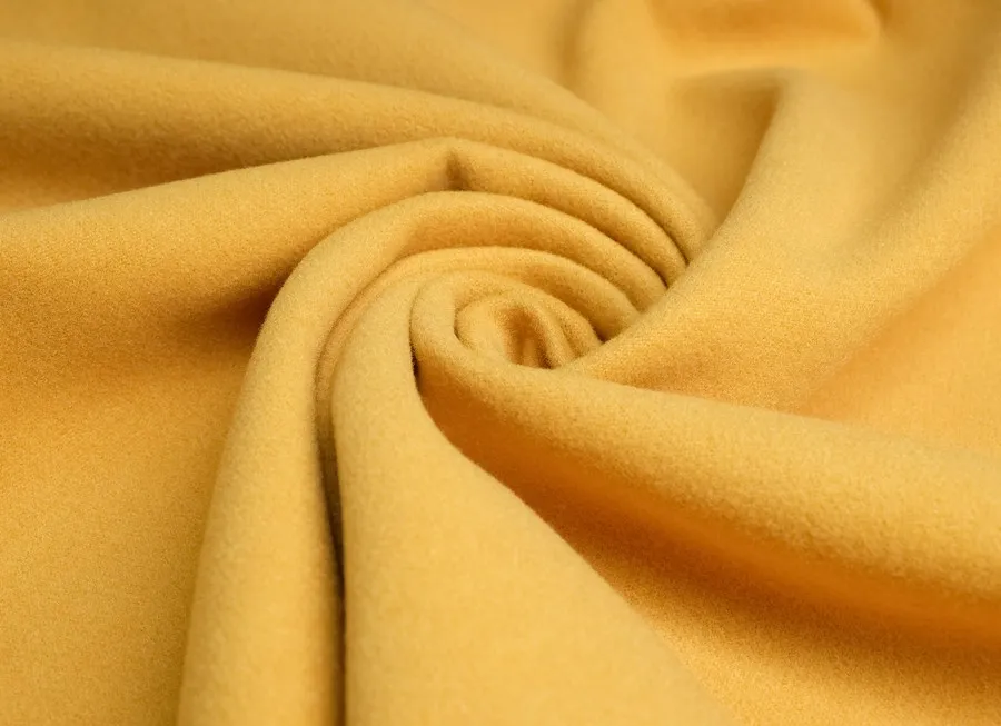 Ткань пальтовая однотон. горчичный ш 1,5 (пэ 100%) 