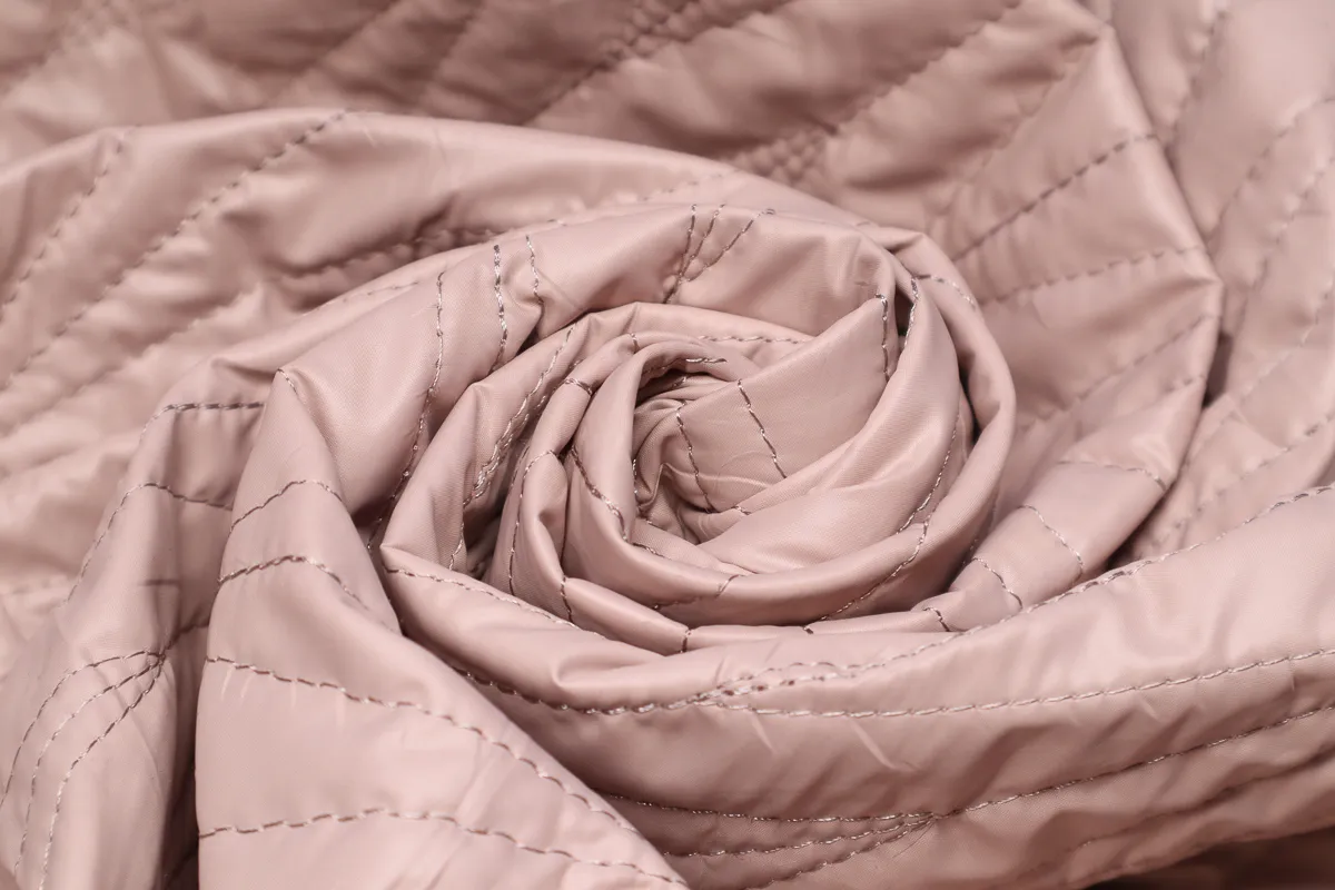 Плащевка однотон. зиг-заг бежевый ш 1,45 (пэ 100%)