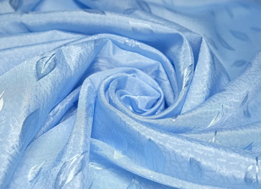 Ткань шелк голубой ш 1,4 (пэ 100%)