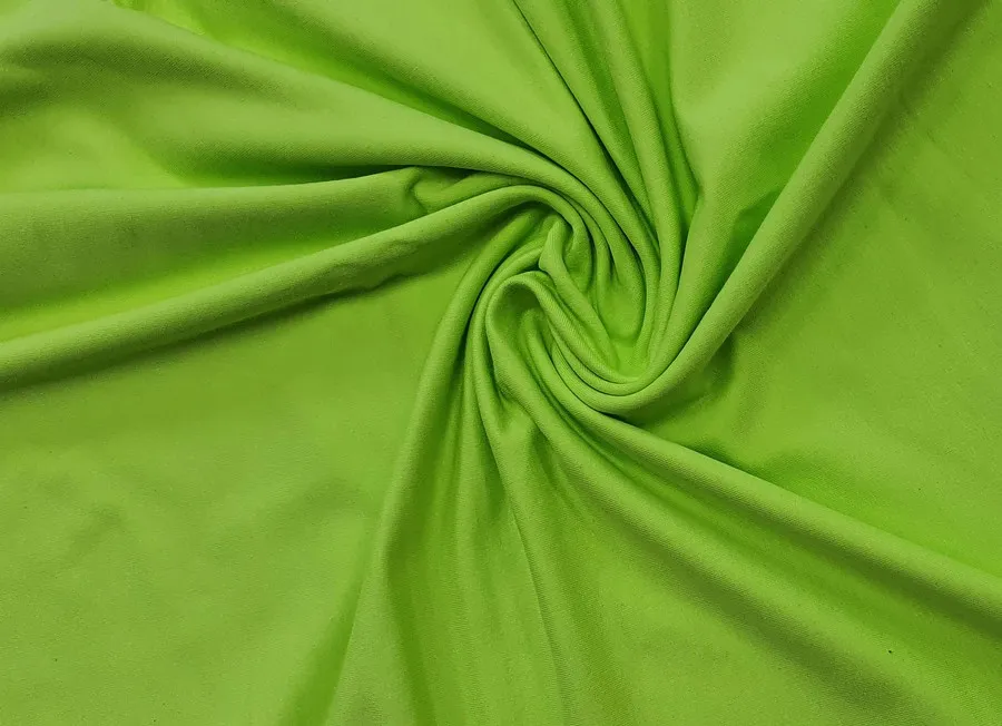Ткань футер "пенье" 2-х нитка салатовый ш 1,8 (хлопок 100%)