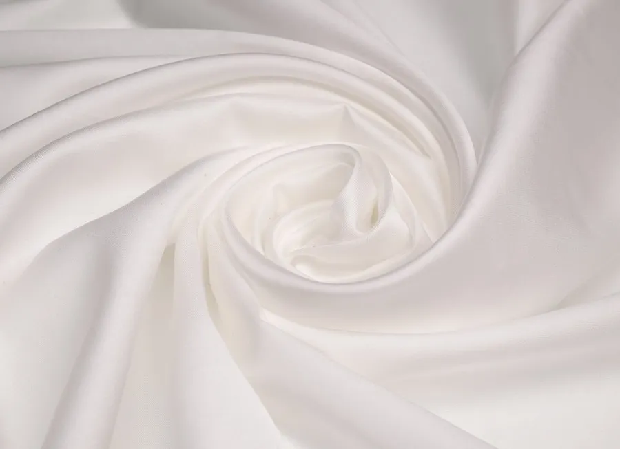 Ткань сатин гладье белый ш 2.50м(тенсель 60% хлопок 40%)5