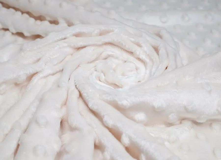 Ткань велсофт пупырышки бежевый ш 1,8 (пэ 100%)