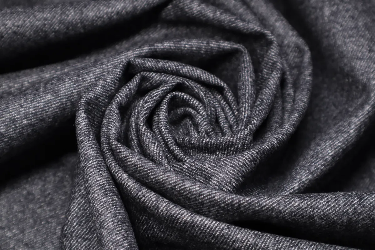 Ткань костюмная однот. серо-бежевый ш 1,5 (шерсть 80% пэ 20%) 