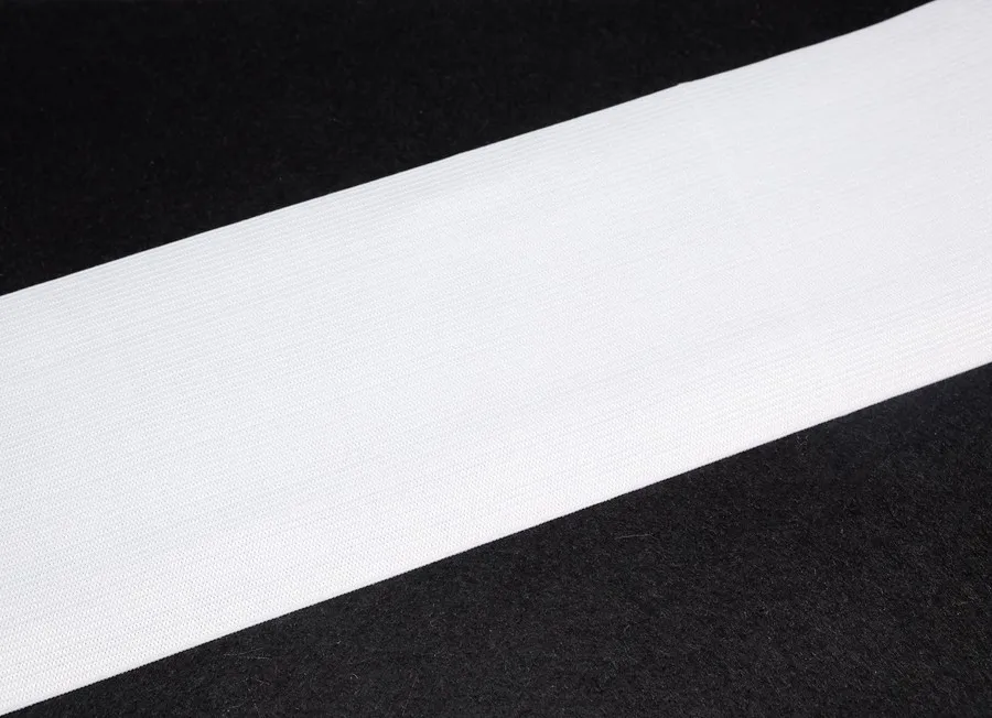 Тесьма эластичная бельевая 10см белый