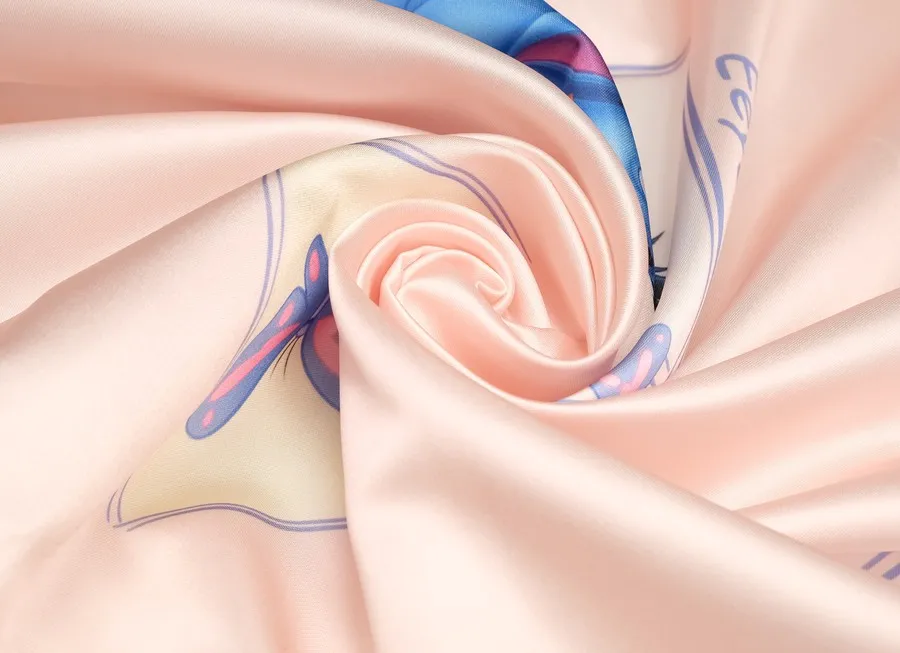 Ткань жаккард с принтом дисней розовый ш 2,9 (пэ 100%)