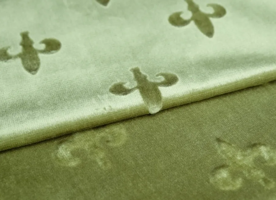 Ткань мебельная жаккард салатовый ш1.4