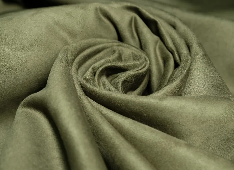 Замша хаки ш 1,4 (пэ 100%)