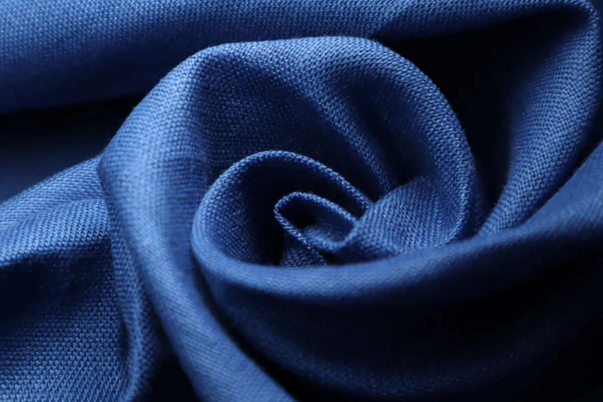 Ткань лен васильковый 1,4 (лен 100%) 