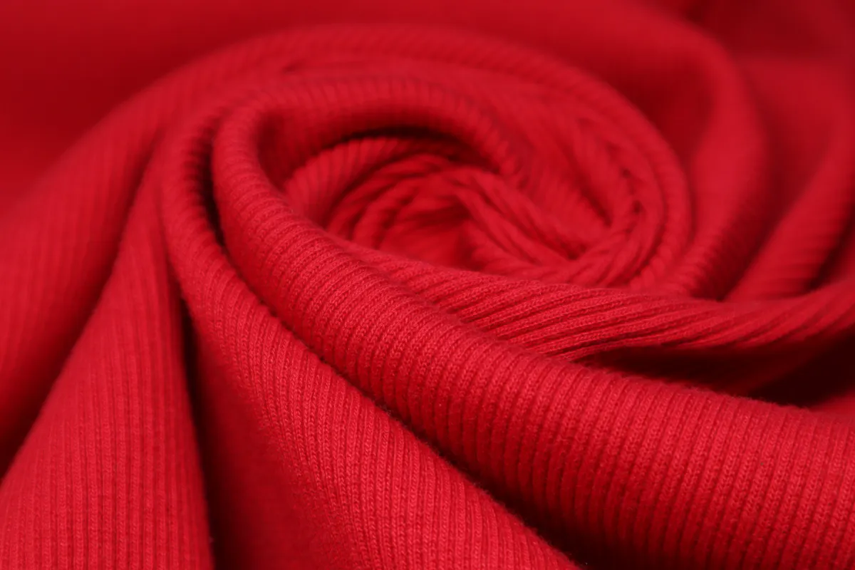 Ткань трикотаж кашкорсе малина ш 1,15 (хлопок 95% эл 5%)