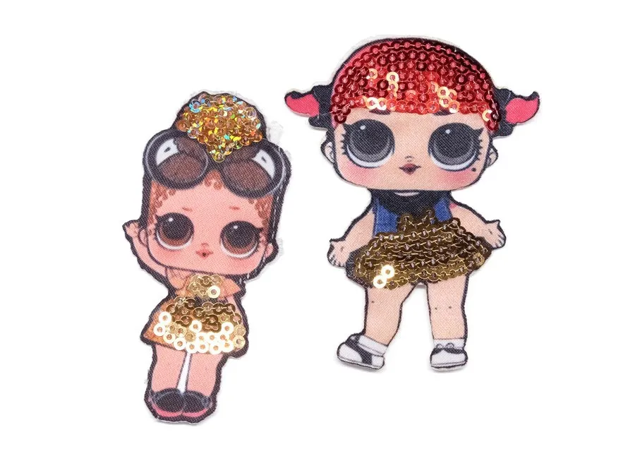 Aппликации пришивные кукла LOL (в ассортименте)