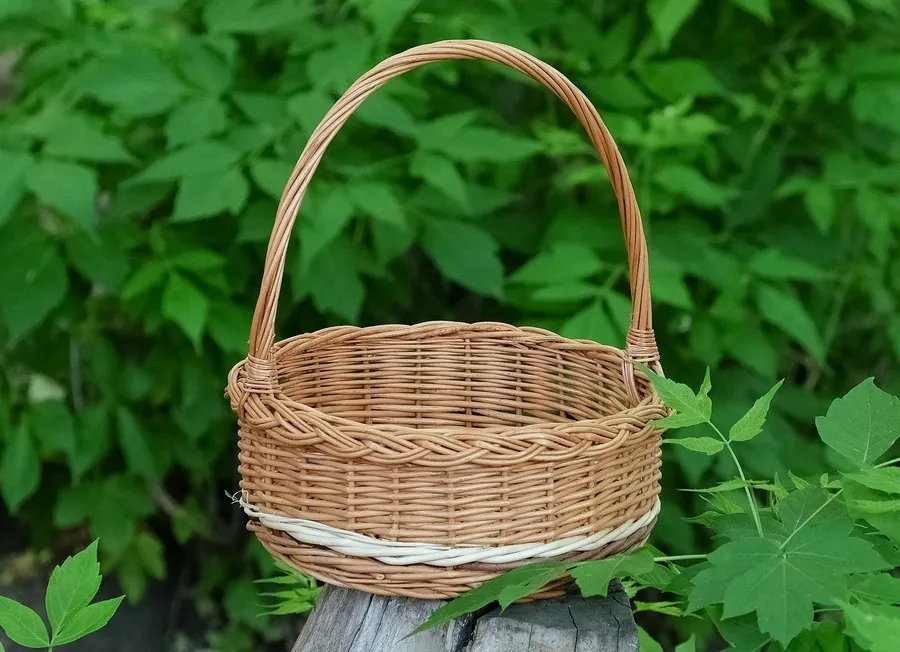 Корзина с ручкой d 21см