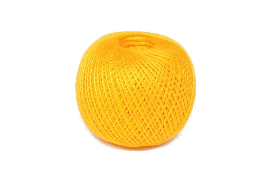 Нитки Ирис ярко-желтый 25гр (хлопок 100%) 