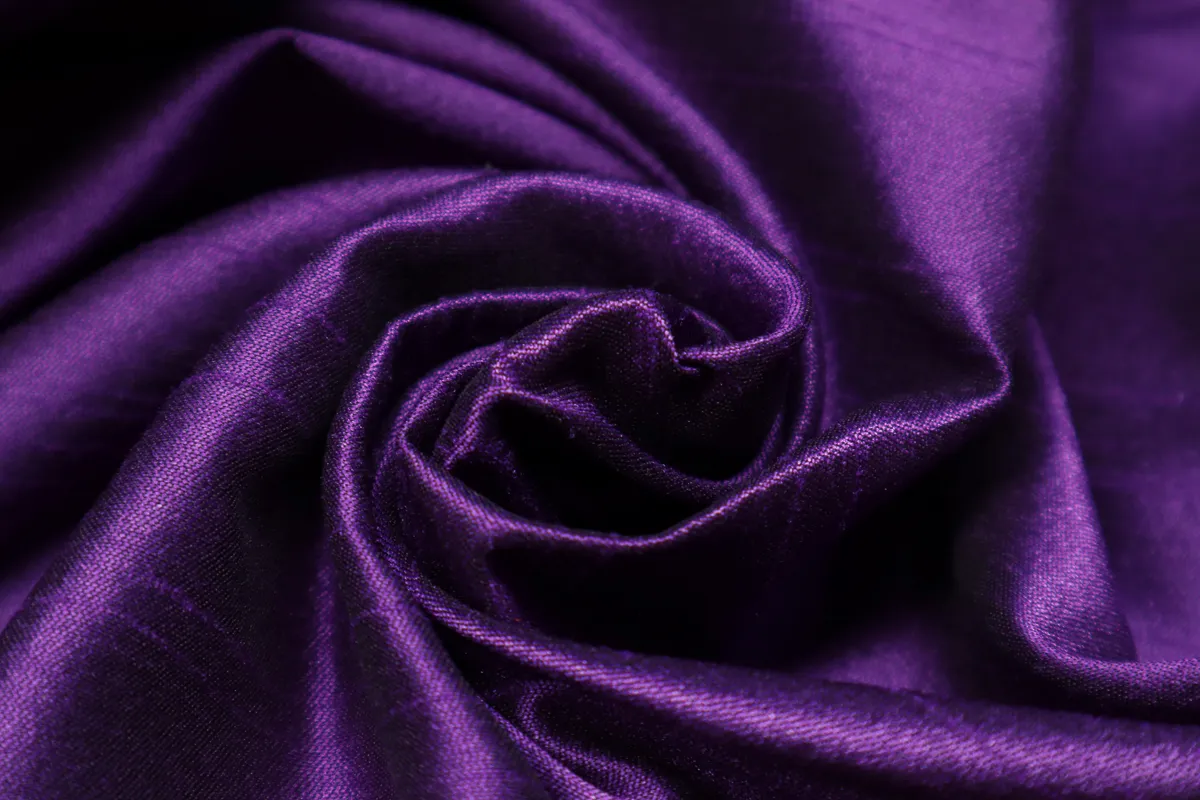 Ткань тафта Чесуча фиолетовый ш 1,5 (пэ 100%)