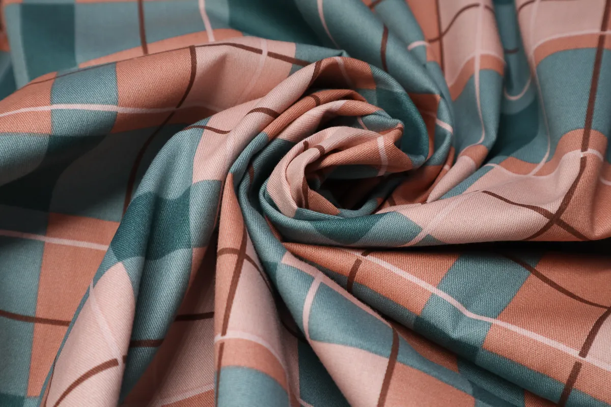 Сатин с принтом