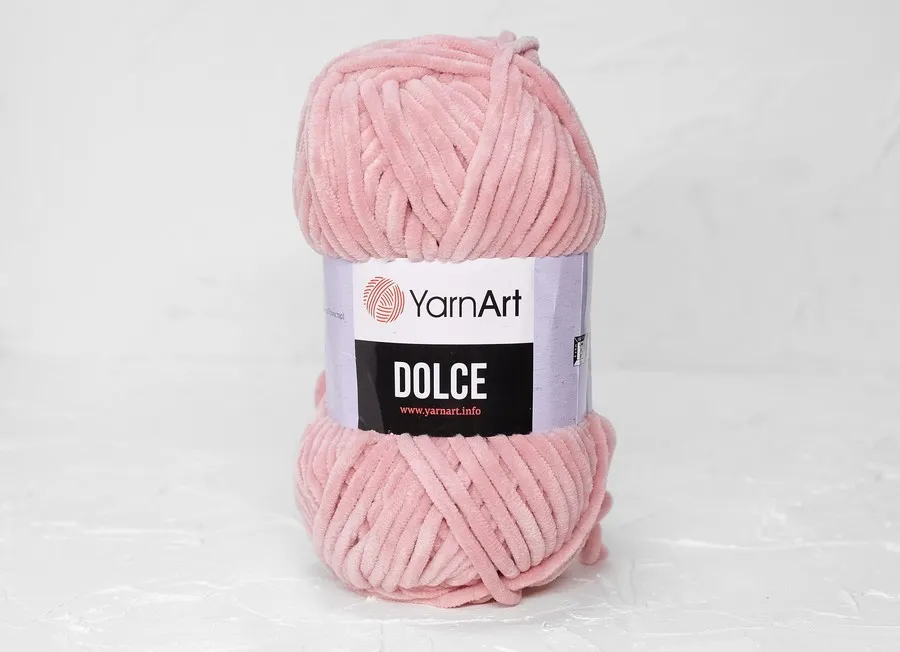 Пряжа Yarn Art Dolce пудровый (100гр 120м) (микро пэ100%) 