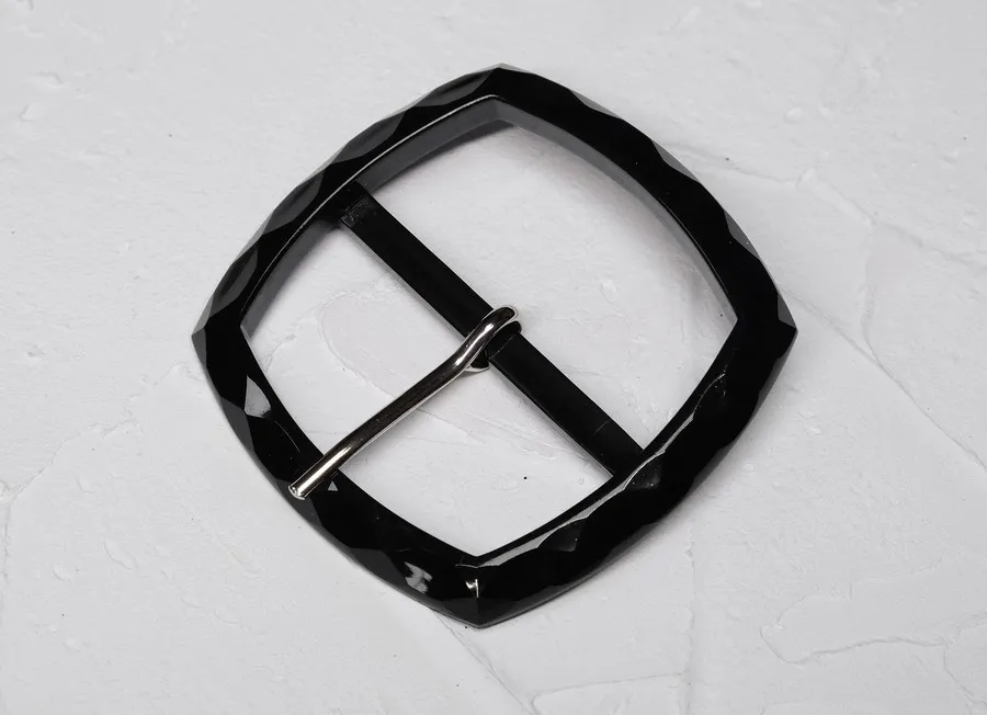 Рамка пластиковая квадрат черный 55мм