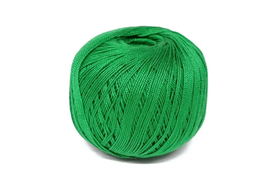 Пряжа Пехорка Ажурная зелень (50гр 280м) (мерсеризованный хлопок 100%) 