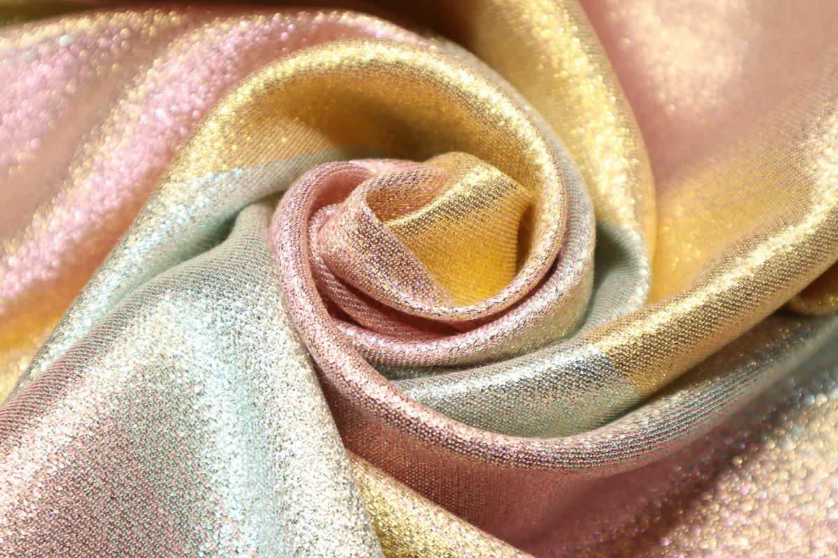 Ткань жаккард многоцветный полоска ш 1,4 (пэ 100%)