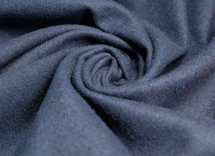 Ткань пальтовая сукно т.синий ш 1,5 (пэ 100%)