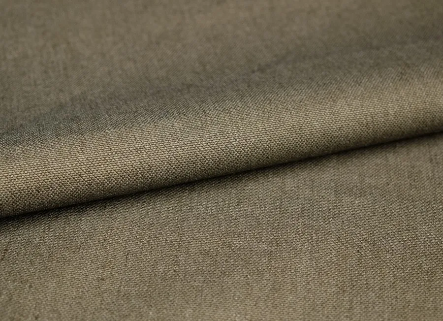 Ткань брезент вод/отталк.хаки ш 1,5 (хлопок 100%)