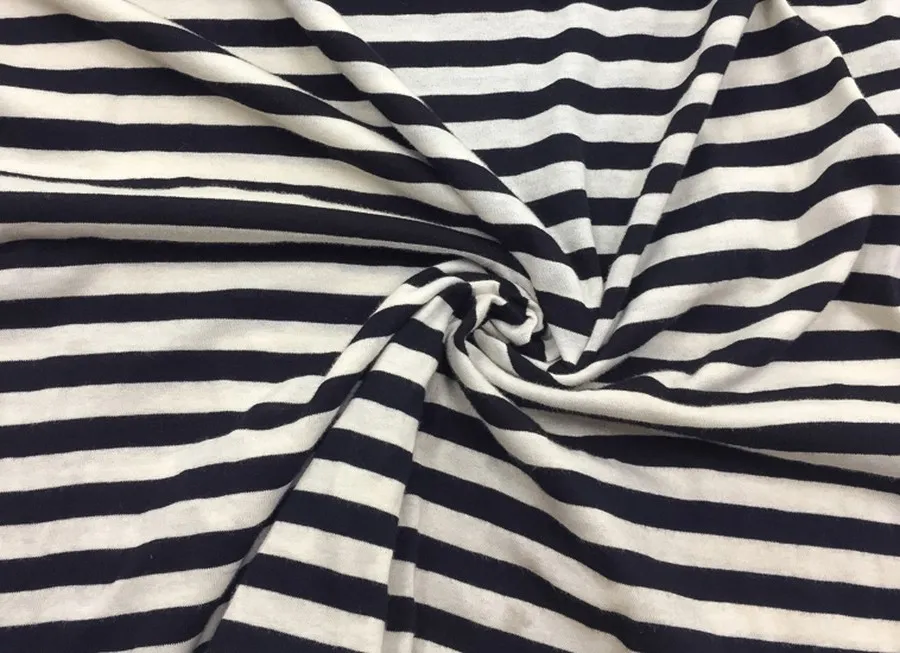 Ткань трикотаж полоска черно-желтый ш 1,5 (хлопок 97% эл 3%)