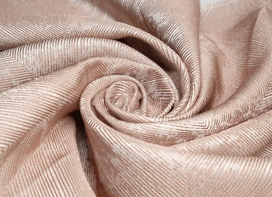 Ткань жаккард елочка бежевый ш 3,0 (пэ 100%)