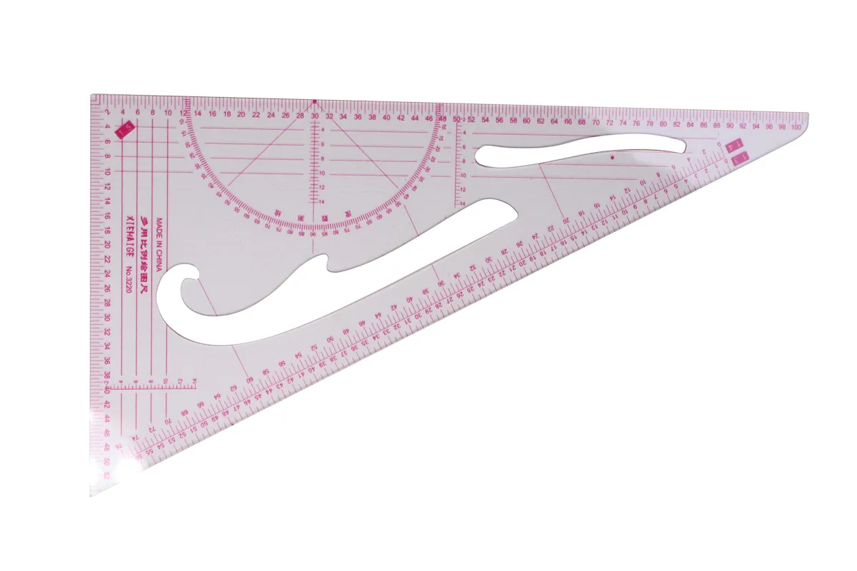 Лекало портновское "Треугольник"  20,5-11см