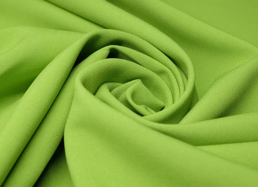 Ткань габардин однотон.салатовый ш 1,4 (пэ 100%)