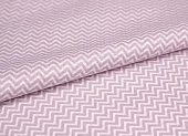 Ткань поплин мелкий зигзаг розовый ш 1,50 ( хлопок 100%) Ткань поплин мелкий зигзаг розовый ш 1,50 ( хлопок 100%)