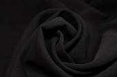 Ткань костюмно-плательная однотон. черный ш 1,4 (пэ 100%) Ткань костюмно-плательная однотон. черный ш 1,4 (пэ 100%)