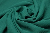 Ткань плательная "креш" темно-зеленый ш1,5 ( пэ 100%) стрейч Ткань плательная "креш" темно-зеленый ш1,5 ( пэ 100%) стрейч