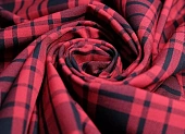 Ткань костюмно-плательная клетка средняя красный ш 1,5 (вискоза 32% пэ 63% эл 5%) Ткань костюмно-плательная клетка средняя красный ш 1,5 (вискоза 32% пэ 63% эл 5%)