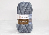 Пряжа Yarn Art Crazy Color джинсово-серый (100гр 260м) (шерсть 25% акрил 75%) Пряжа Yarn Art Crazy Color джинсово-серый (100гр 260м) (шерсть 25% акрил 75%)
