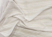 Ткань костюмно-плательная полоска прореженная бежево-молочный ш 1,4 (хлопок 70% пэ 30%) Ткань костюмно-плательная полоска прореженная бежево-молочный ш 1,4 (хлопок 70% пэ 30%)