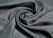 Ткань крепдешин однотон. черный ш 1,4 (шелк 100%) Ткань крепдешин однотон. черный ш 1,4 (шелк 100%)