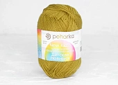Пряжа Пехорка Детская новинка золотистая олива (50гр 200м) (акрил100%) Пряжа Пехорка Детская новинка золотистая олива (50гр 200м) (акрил100%)