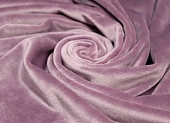 Ткань велюр однотон. лиловый ш 1,45 (пэ 92% эл 8%)