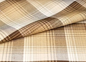 Лен смесовый клетка средняя бело кофейно черный ш 1,5 (лен 15% вискоза 35% пэ 50%) Лен смесовый клетка средняя бело кофейно черный ш 1,5 (лен 15% вискоза 35% пэ 50%)