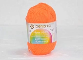 Пряжа Пехорка Детская новинка апельсин (50гр 200м) (акрил100%) Пряжа Пехорка Детская новинка апельсин (50гр 200м) (акрил100%)