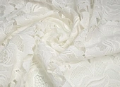 Ткань кружевное полотно белый ш 1,3 (пэ 100%) Ткань кружевное полотно белый ш 1,3 (пэ 100%)