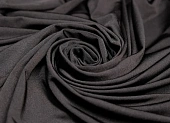 Ткань трикотаж однотон. черный ш 1,5 (пэ 100%)