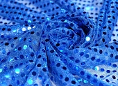 Ткань с пайетками василек ш 1,15 (пэ 100%) Ткань с пайетками василек ш 1,15 (пэ 100%)