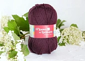Пряжа Подмосковная ежевика (100гр 250м) (шерсть 50% акрил 50%) 