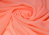 Ткань шифон однотон. персиковый ш 1,5 (пэ 100%) Ткань шифон однотон. персиковый ш 1,5 (пэ 100%)
