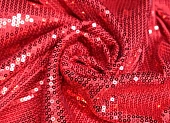 Ткань с пайетками красный ш 1,4 (пэ 100%) Ткань с пайетками красный ш 1,4 (пэ 100%)