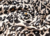Ткань принт леопард черно-бежевый ш 1,5 (пэ 97% эл 3%) Ткань принт леопард черно-бежевый ш 1,5 (пэ 97% эл 3%)