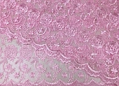 Ткань кружевное полотно цветы крупные розовый ш 1,05 (пэ 100%) Ткань кружевное полотно цветы крупные розовый ш 1,05 (пэ 100%)