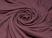 Ткань трикотаж креп однотон.т. баклажан 1,4 (вискоза 100% ) Ткань трикотаж креп однотон.т. баклажан 1,4 (вискоза 100% )